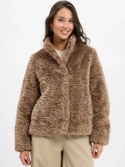 Marie Lund Jacken & Westen<Übergangsjacke beige uni