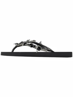 Uzurii Zehentrenner<Damen Zehentrenner schwarz uni