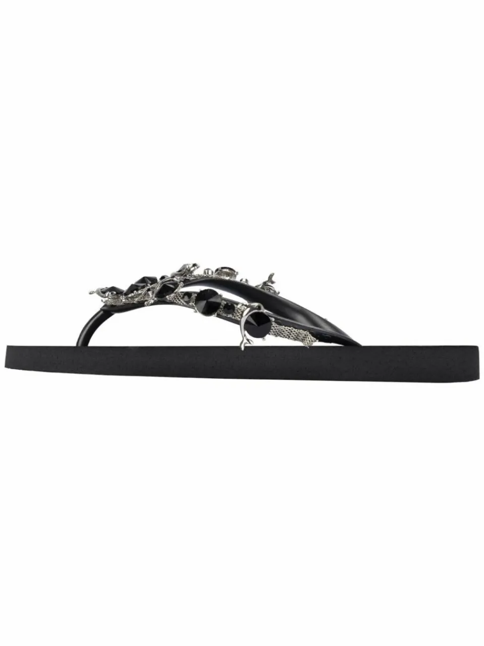 Uzurii Zehentrenner<Damen Zehentrenner schwarz uni