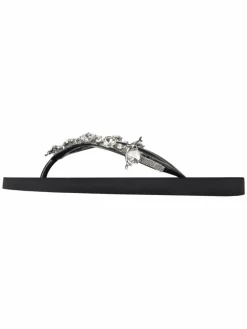 Uzurii Zehentrenner<Damen Zehentrenner schwarz uni