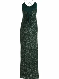 Vera Mont Kleider<Damen Abendkleid grün uni