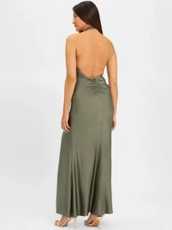 Laona Kleider<Damen Abendkleid schilf uni