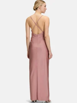 Vera Mont Kleider<Damen Abendkleid rosa uni