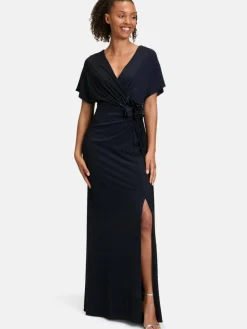 Vera Mont Kleider<Damen Abendkleid mehrfarbig gestreift