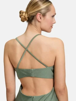 Vera Mont Kleider<Damen Abendkleid grün uni