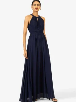 Kraimod Kleider<Damen Abendkleid marine uni