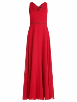 Vera Mont Kleider<Damen Abendkleid rot pink uni