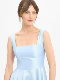 Marie Lund Kleider<Damen Abendkleid hellblau uni
