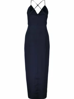 Vera Mont Kleider<Damen Abendkleid marine blau uni