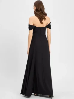 Marie Lund Kleider<Damen Abendkleid schwarz uni