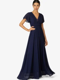 Kraimod Kleider<Damen Abendkleid marine uni