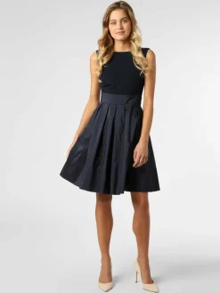 Swing Kleider<Damen Abendkleid marine uni