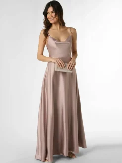 Laona Kleider<Damen Abendkleid taupe uni