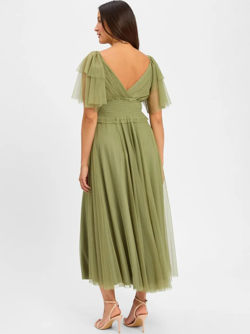 Marie Lund Kleider<Damen Abendkleid lind uni