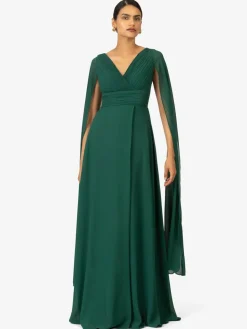 Kraimod Kleider<Damen Abendkleid grün uni