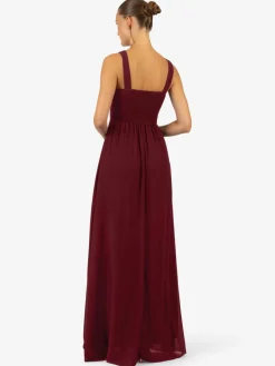 Kraimod Kleider<Damen Abendkleid bordeaux uni