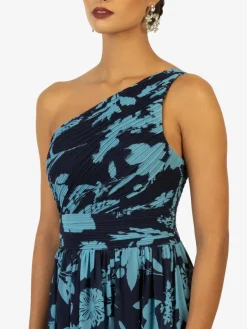 Kraimod Kleider<Damen Abendkleid marine gemustert