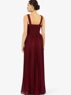 Kraimod Kleider<Damen Abendkleid bordeaux uni