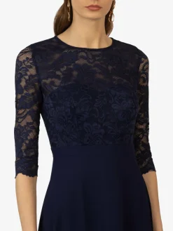 Kraimod Kleider<Damen Abendkleid marine uni