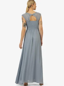 Kraimod Kleider<Damen Abendkleid hellblau gemustert