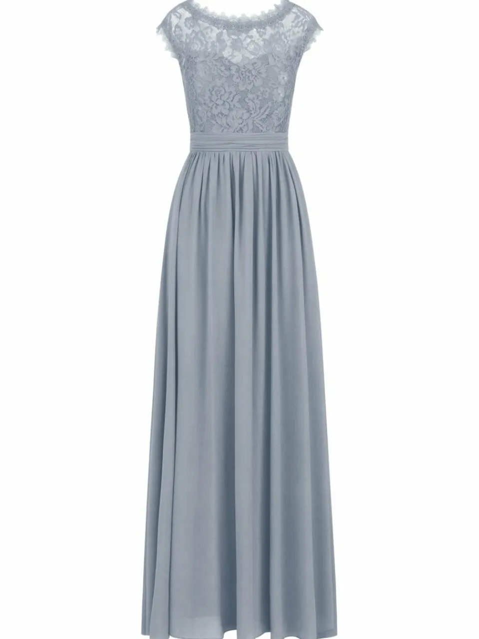 Kraimod Kleider<Damen Abendkleid hellblau gemustert