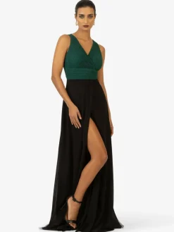 Kraimod Kleider<Damen Abendkleid grün uni