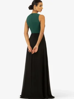 Kraimod Kleider<Damen Abendkleid grün uni