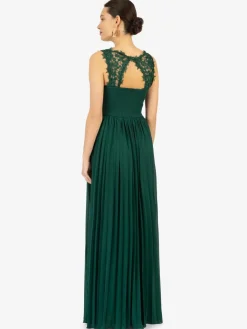 Kraimod Kleider<Damen Abendkleid grün gemustert