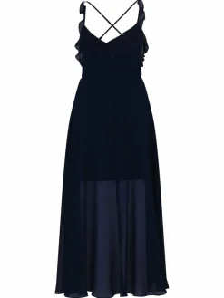 Vera Mont Kleider<Damen Abendkleid marine blau uni
