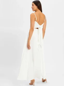 Laona Kleider<Damen Abendkleid ecru uni