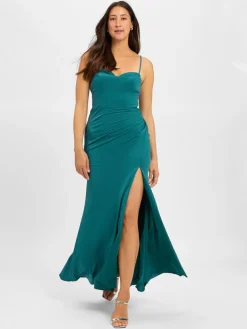 Laona Kleider<Damen Abendkleid smaragd uni