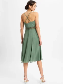 VM Kleider<Damen Abendkleid schilf uni