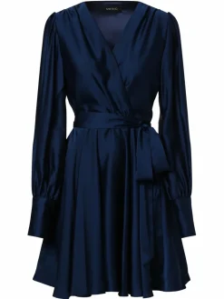 Swing Kleider<Damen Abendkleid indigo uni