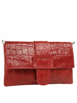 Cluty Taschen & Rucksäcke<Damen Abendtasche rot uni