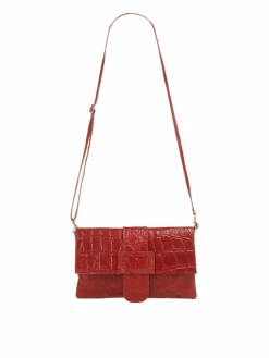 Cluty Taschen & Rucksäcke<Damen Abendtasche rot uni