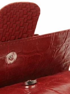 Cluty Taschen & Rucksäcke<Damen Abendtasche rot uni