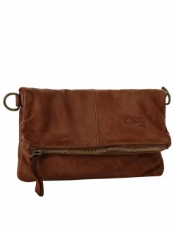 Cluty Taschen & Rucksäcke<Damen Abendtasche cognac uni