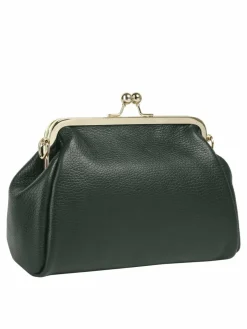 Cluty Taschen & Rucksäcke<Damen Abendtasche grün uni