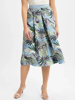 MAX&Co. Röcke<Damen A-Linien-Rock - RISATA flieder mehrfarbig gemustert