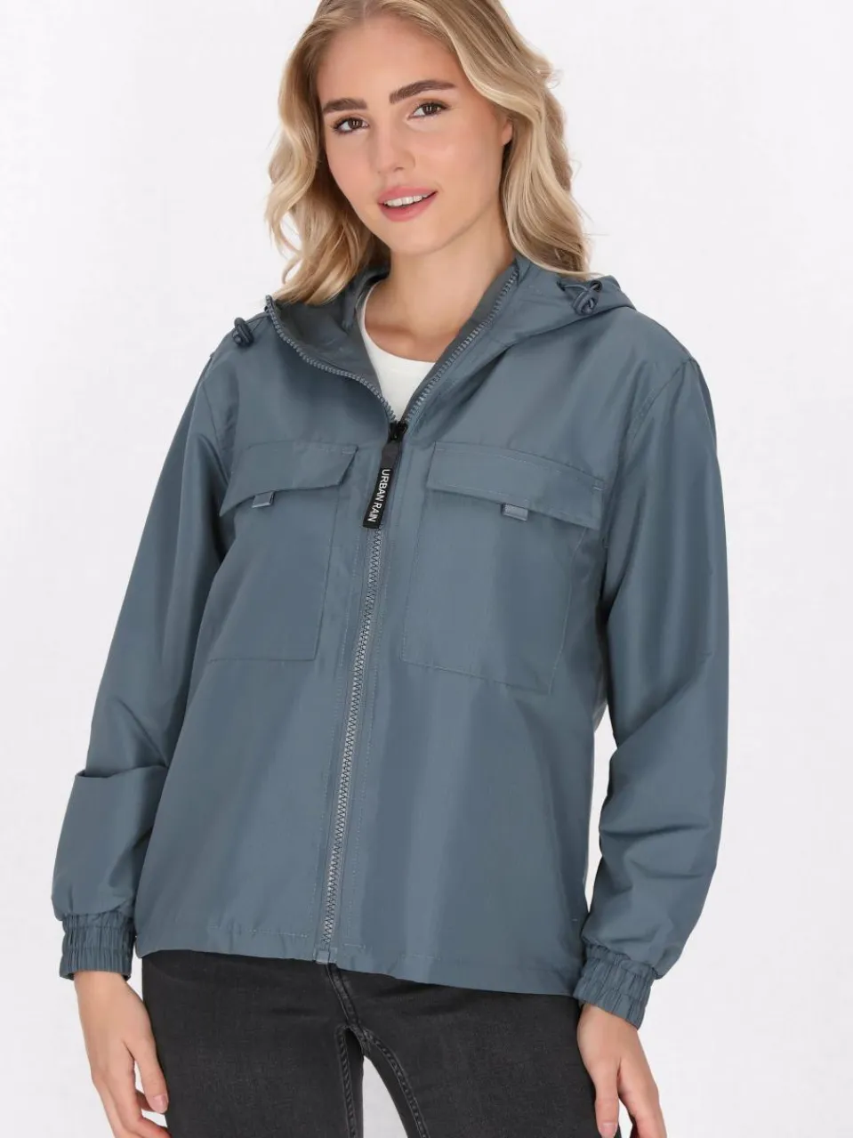 Schmuddelwedda Jacken & Westen<Damen Anorak blau uni