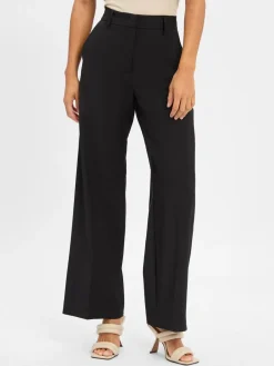Weekend Max Mara Hosen<Damen Anzughose aus Schurwolle - Visivo schwarz uni