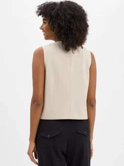 Opus Jacken & Westen<Damen Anzugweste - Warfa kitt meliert