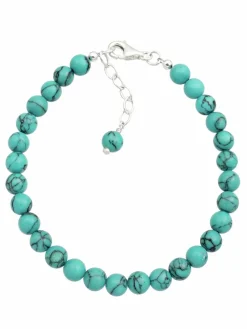 Elli Schmuck<Damen Armband türkis uni