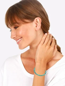Elli Schmuck<Damen Armband türkis uni