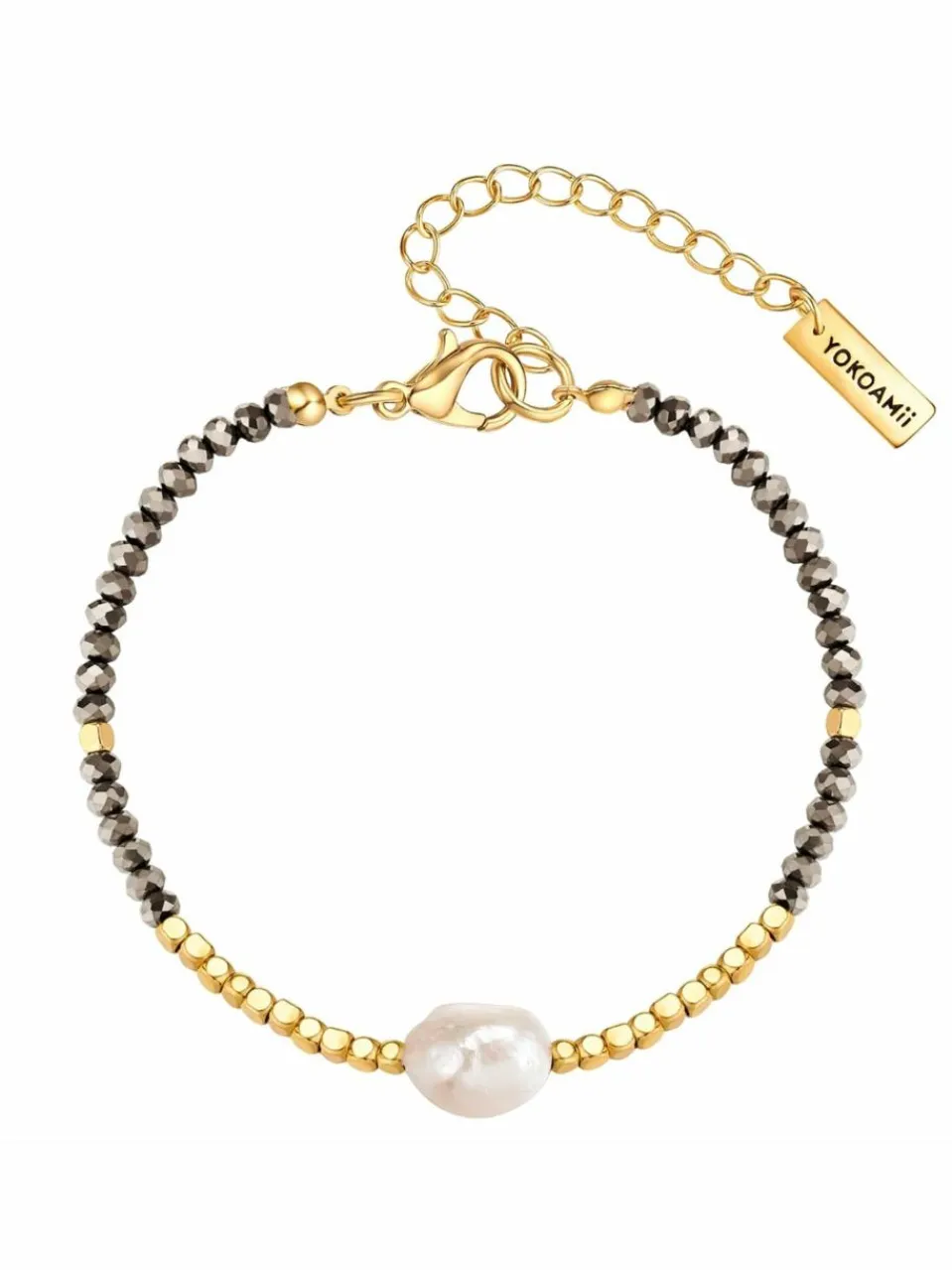Yokoamii Schmuck<Damen Armband gold uni