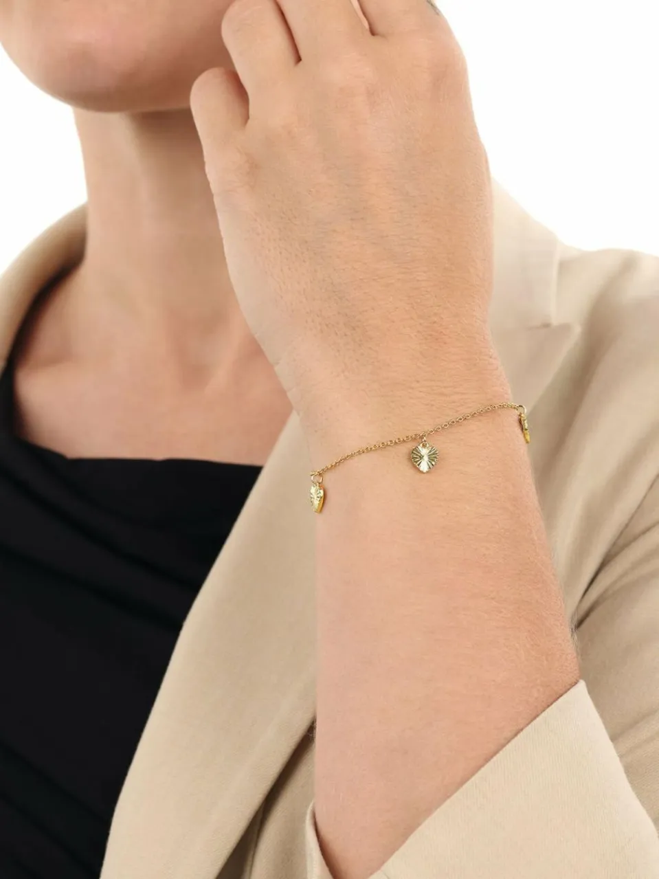 NOELANI Schmuck<Damen Armband gold uni
