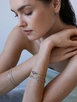 Echtzeit Schmuck<Damen Armband - The Glitter One silber uni