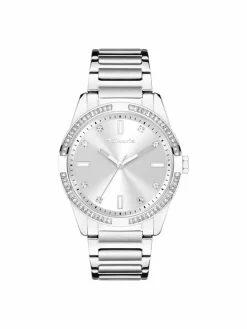 Tamaris Uhren<Damen Armbanduhr silber uni