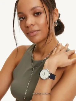 Tamaris Uhren<Damen Armbanduhr blau uni