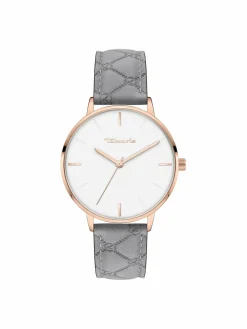 Tamaris Uhren<Damen Armbanduhr grau uni
